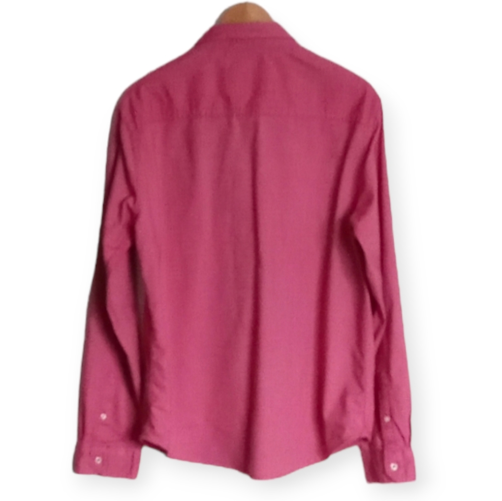 Aeropostale Men's Long Sleeve Button Down. Size M. Color Pink. - Picture 2 of 12